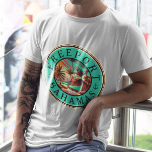 Camiseta Bahamas Bahamas Sunset Viagem Souvenir 1950