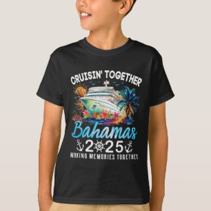 Camiseta Bahamas Cruise 2025 Família Matching Cruise Bahama