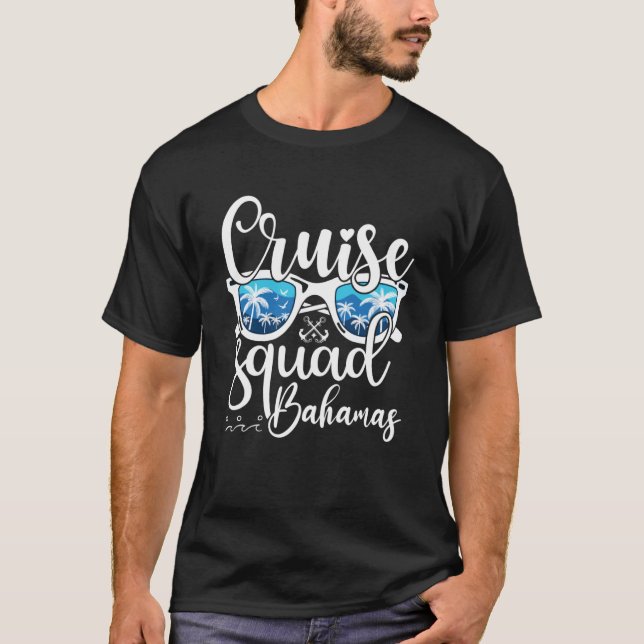 Camiseta Bahamas Cruise Squad 2023 Família Bahamas Holiday  (Frente)