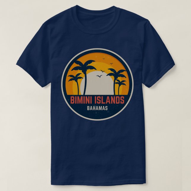 Camiseta Bahamas das Ilhas Bimini (Frente do Design)