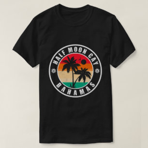 Camiseta Bahamas de meia lua - Retro Vintage 80s