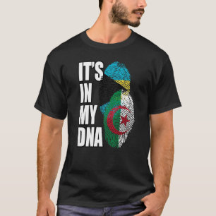 Camiseta Bahamas E Argelina Patrimônio Da Bandeira Do DNA M
