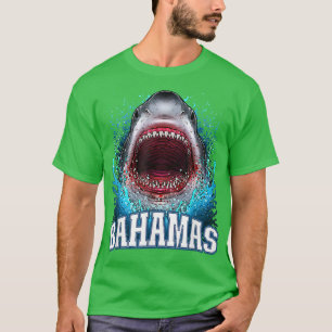 Camiseta Bahamas Férias Excelente De Férias White Shark Bea