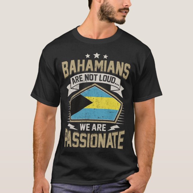 Camiseta Bahamas Flag Passionate Bahamians Girls & Women (Frente)