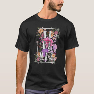 Camiseta Bahamas Flores Vintage Floral Nassau Bahamian