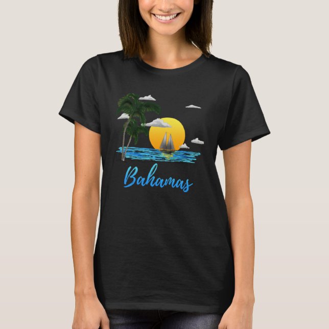 Camiseta Bahamas Islands Vacation (Frente)