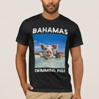 Camiseta Bahamas Nadando Porcos Exuma