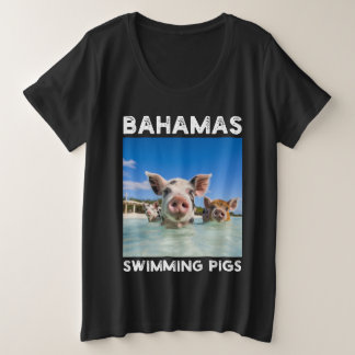 Camiseta Bahamas Nadando Porcos Exuma