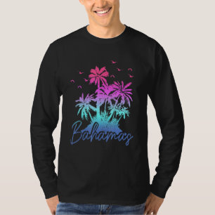 Camiseta Bahamas Nassau Praia Palmeiras Antigas Férias