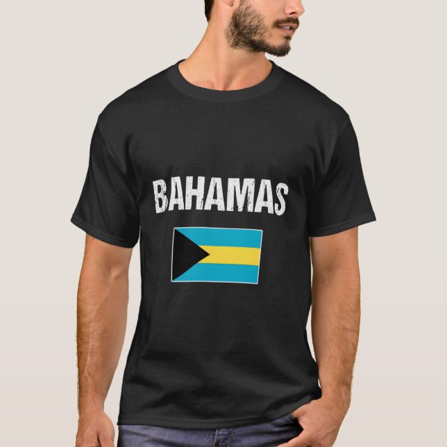 Camiseta Bahamas Pride Heritage Caribe Presente Bahamian Fl (Frente)