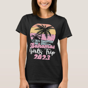 Camiseta Bahamas Raparigas Trip 2023 Vacinação Bahamas Viag