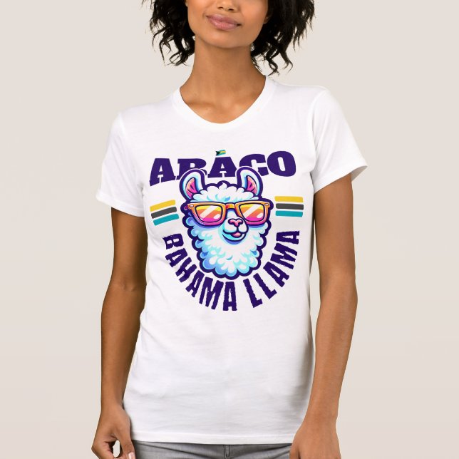 Camiseta Bahamas Souvenir Gift : Abaco Bahamas Bahama Lama (Frente)