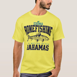 Camiseta Bahamas Souvenir Gift: Exuma Bahamas - Bonefishing