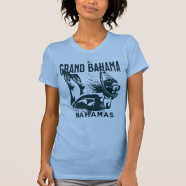 Camiseta Bahamas Souvenir Gift: Grande Bahama Bahamas Mergu