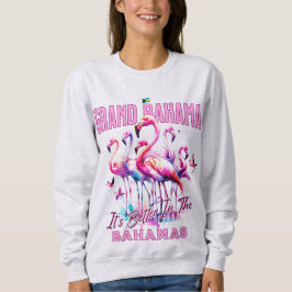 Camiseta Bahamas Souvenir Presente: Grande Bahama Flamingo 