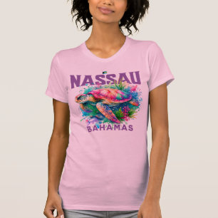 Camiseta Bahamas Souvenir Presente: Nassau Bahamas Tartarug