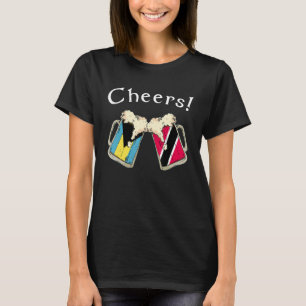 Camiseta Bahamas Trinidad e Tobago Bandeira Anima Cerveja C