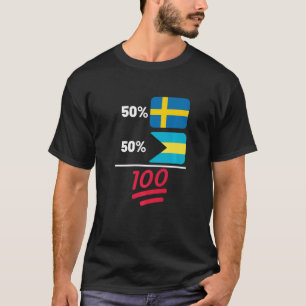 Camiseta Bahamian Plus Suecia Mix Heritage Flag