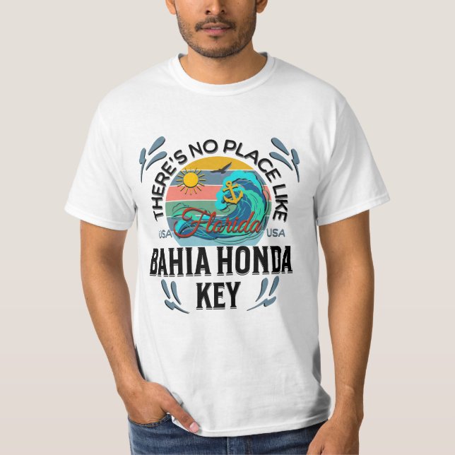 Camiseta Bahia Honda Key, Florida (Frente)