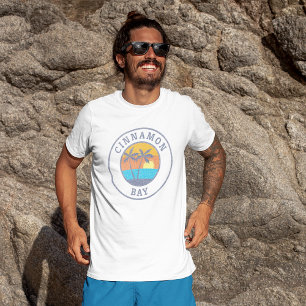 Camiseta Baía Cinnamon, Ruas. John, Estilo Clássico Desvane