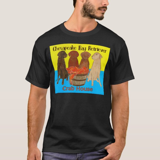 Camiseta Baía de Chesapeake Retriver Crabhouse (Frente)