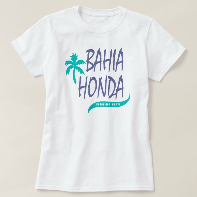 Camiseta Baía Honda Florida fecha a palmeira (Frente do Design)