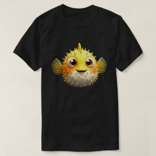 Camiseta Baiacu Fofo Peixe Fugu Fácil Halloween