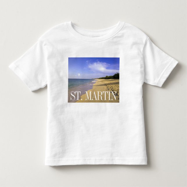 Camiseta Baie Longue Bay Beach, Rua Martin. (Frente)