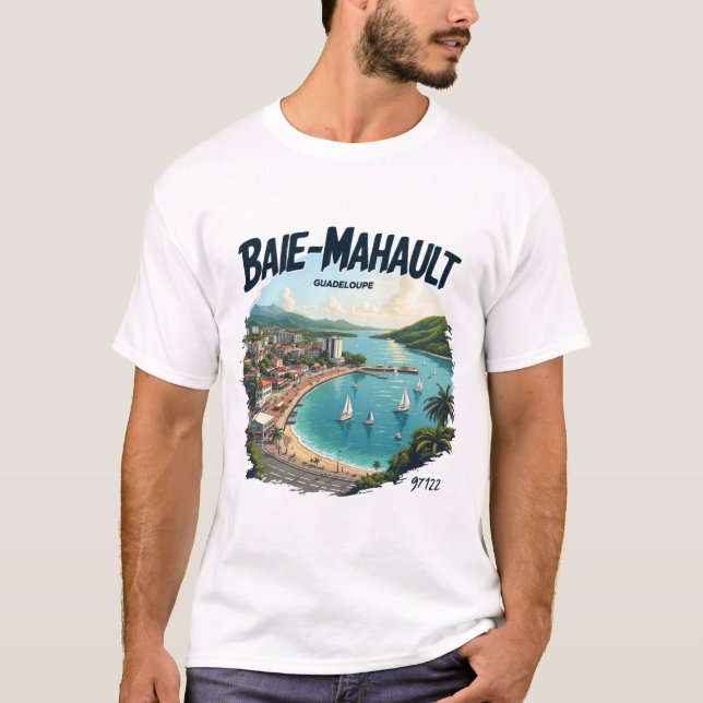 CAMISETA BAIE-MALHAUT GUADELOUPE (Frente)