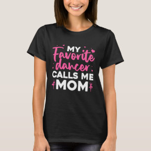 Camiseta Bailarina Arte para Mãe Recital de Ballet Dançarin
