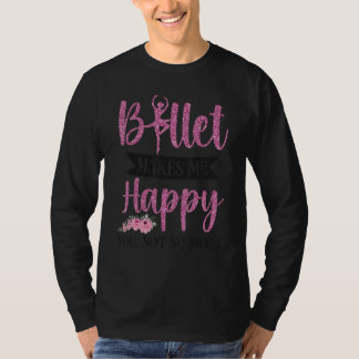 Camiseta Bailarina Dançarina Ballet Me Faz