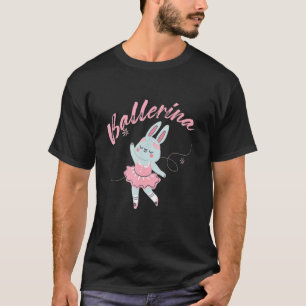 Camiseta Bailarina Dançarina de Ballet Coelho Coelhinho Dan