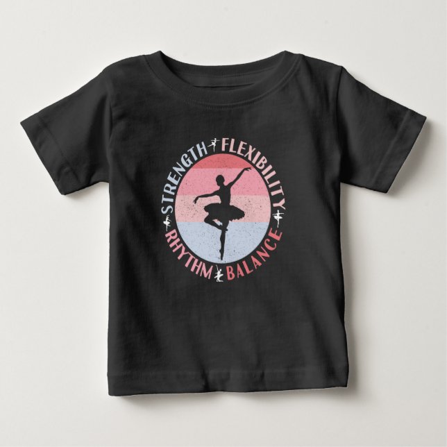 Camiseta Bailarina Dançarina de Ballet - Valores de Mentali (Frente)