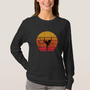 Camiseta Bailarina Dançarina de Ballet Vintage Retro Dança