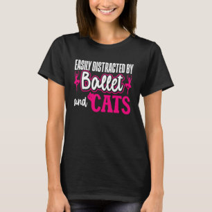 Camiseta Bailarina Dançarina Gata Bailarina Facilmente Dist
