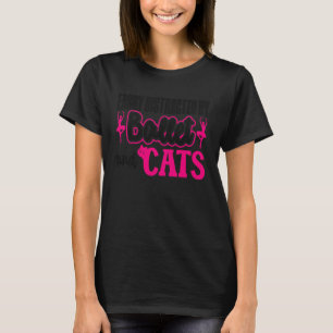 Camiseta Bailarina Dançarina Menina Bailarina Gato Fácil Di