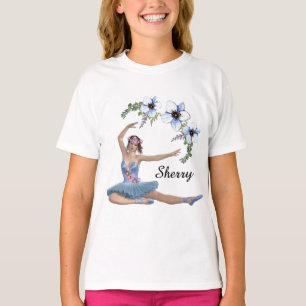 Camiseta Bailarina de Azul Nome Pessoal