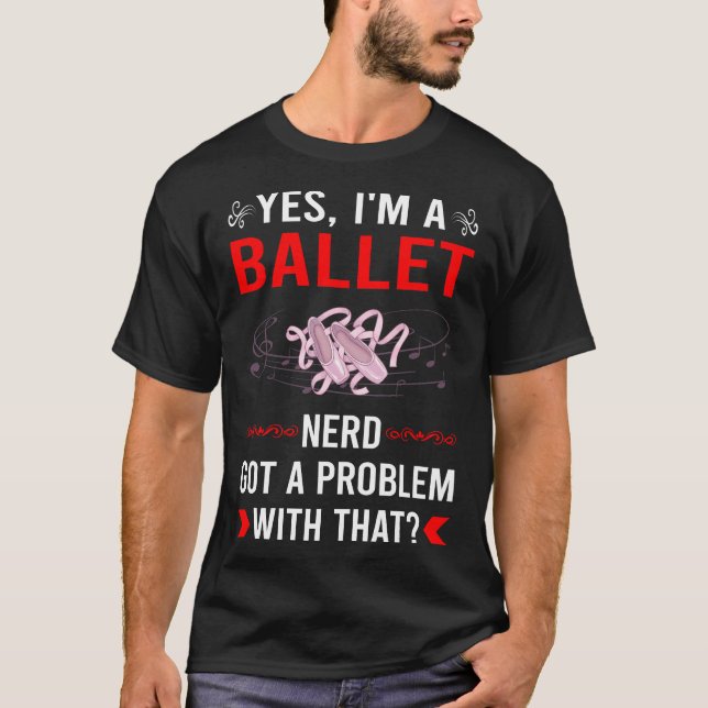 Camiseta Bailarina de Balé com Problema (Frente)