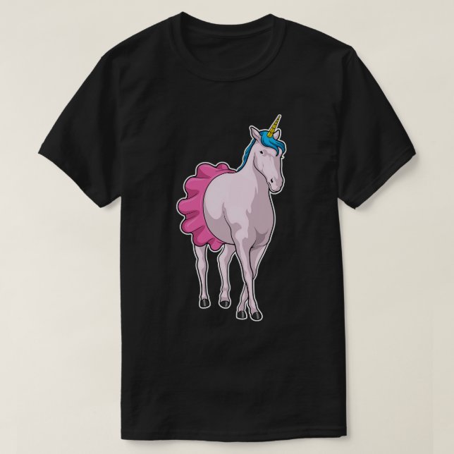 Camiseta Bailarina de Ballet Unicórnio 2 (Frente do Design)
