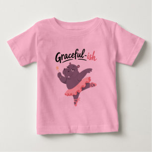 Camiseta Bailarina de Hipopótamo Graciosa-ish