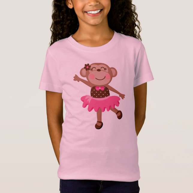 Camiseta Bailarina do macaco (Frente)