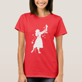 Camiseta Bailarina e Nutcracker no Natal