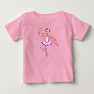 Camiseta Bailarina Flamingo