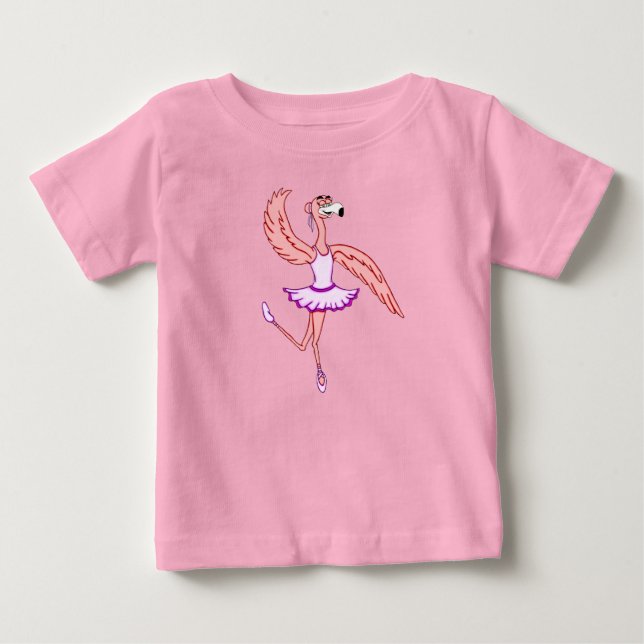 Camiseta Bailarina Flamingo (Frente)