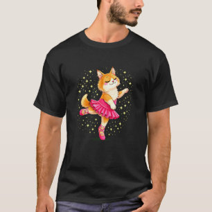 Camiseta Bailarina Maine Coon Gatos Mulheres Meninas Bailar