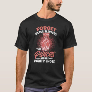 Camiseta Bailarina Menina Bailarina Princesa Usa Ponta