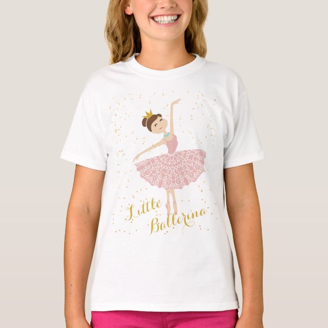 Camiseta bailarina pequena (Frente)