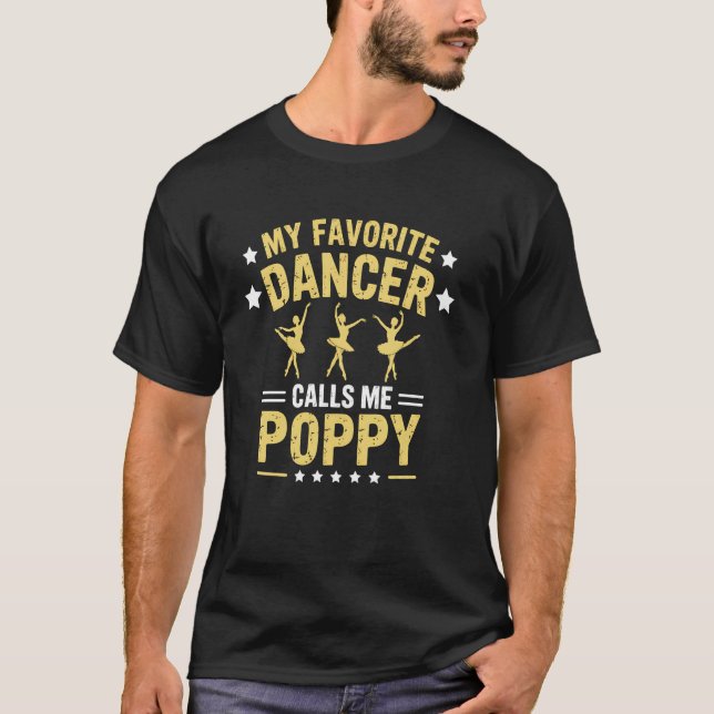 Camiseta Bailarina Poppy Presente Da Netinha Engraçado  (Frente)