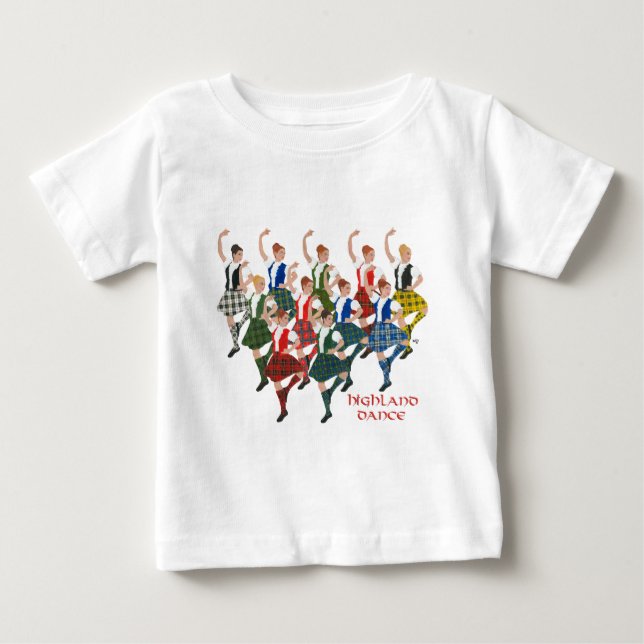 Camiseta Bailarinos das Terras Altas Escocesas (Frente)