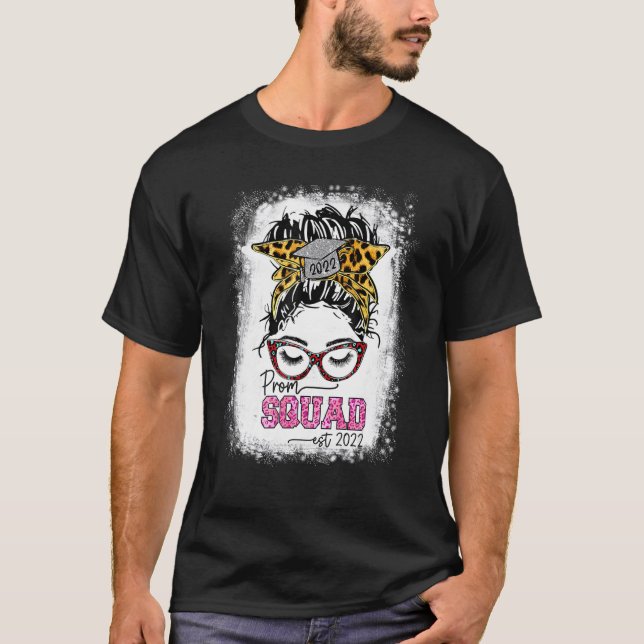 Camiseta Baile de formatura Gráfico Leopard  Squad 2022 Gra (Frente)